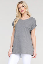 Laila Cap Sleeve Basic Tee
