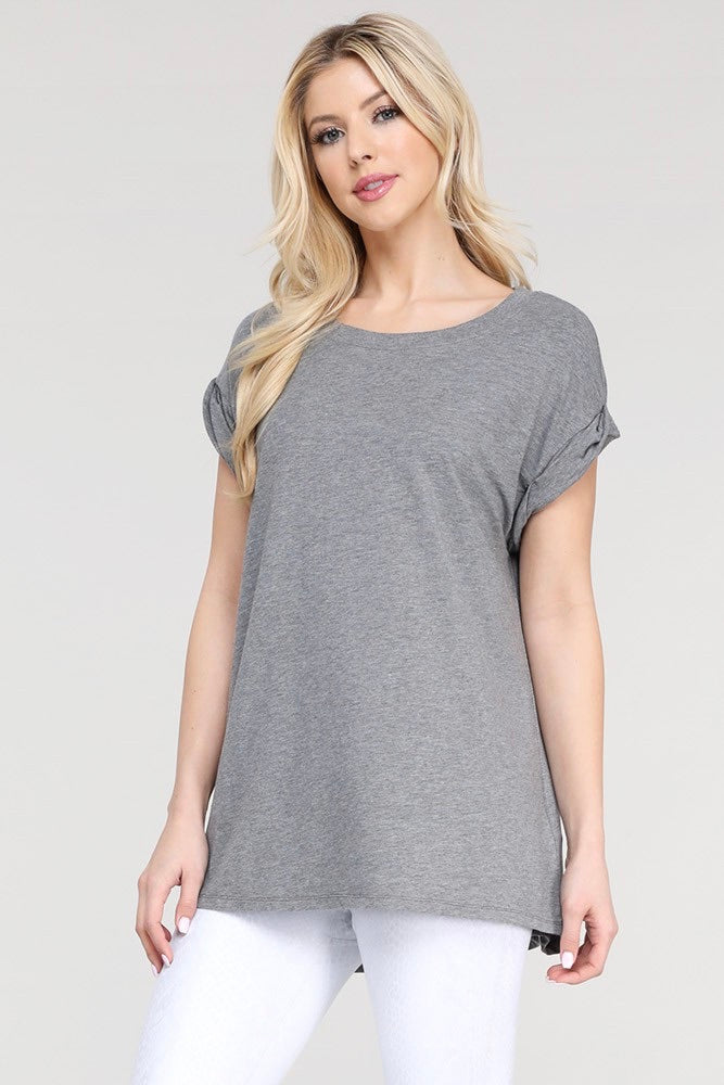 Laila Cap Sleeve Basic Tee