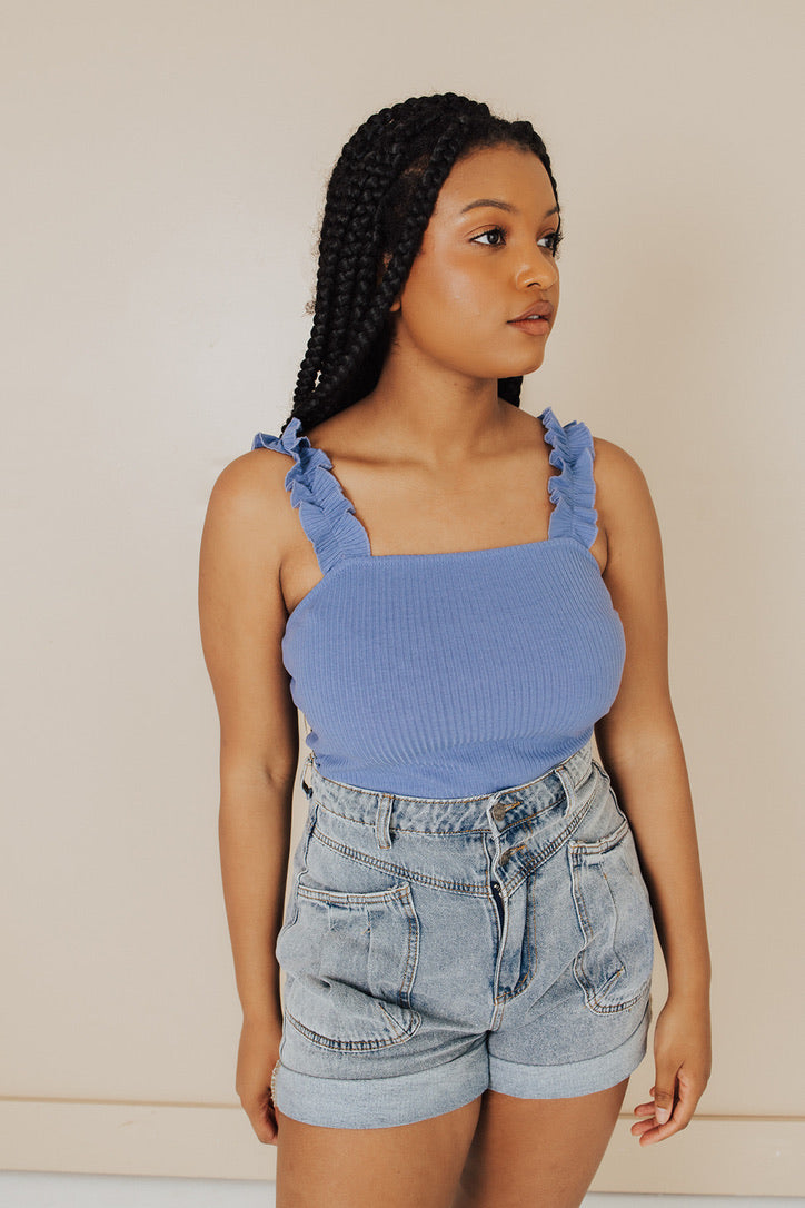 Blue Watson Bodysuit - FINAL SALE