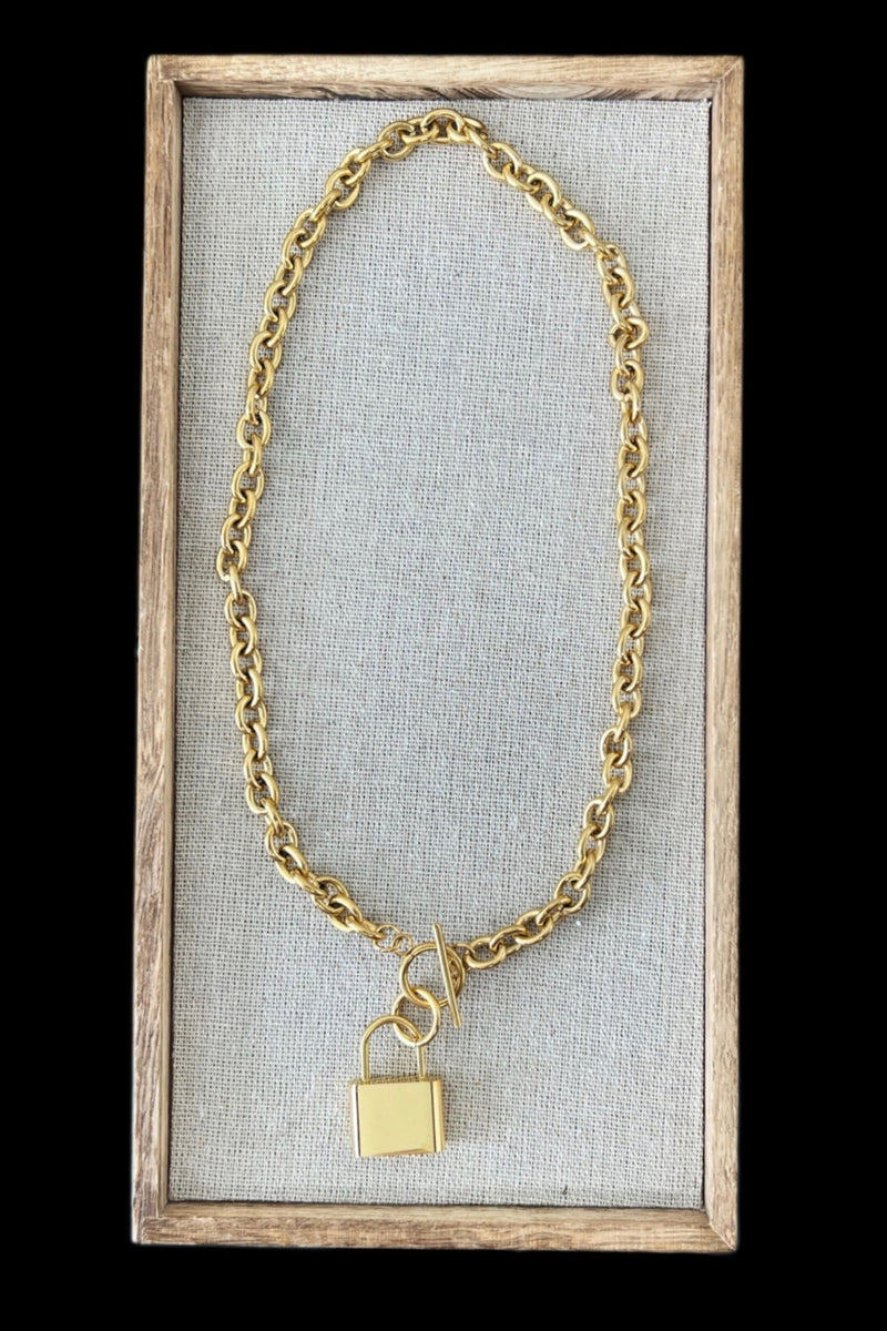 Maya Toggle Lock Necklace