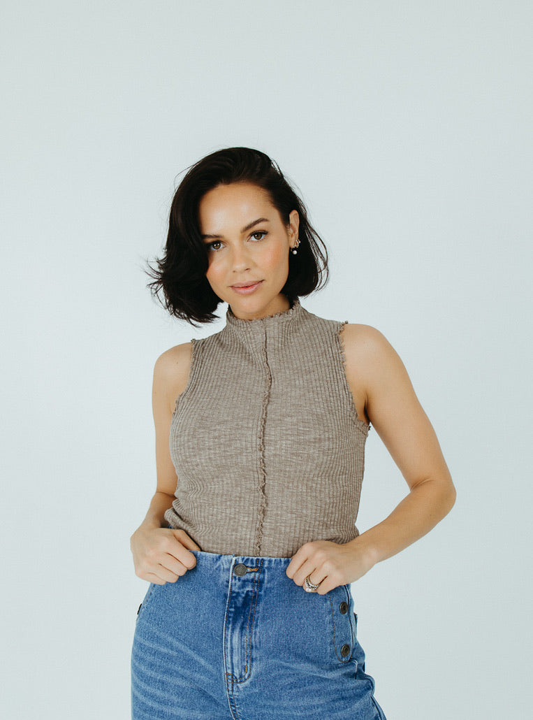 Andrea Mock Neck Tank