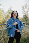 Kingston Checkered Denim Jacket