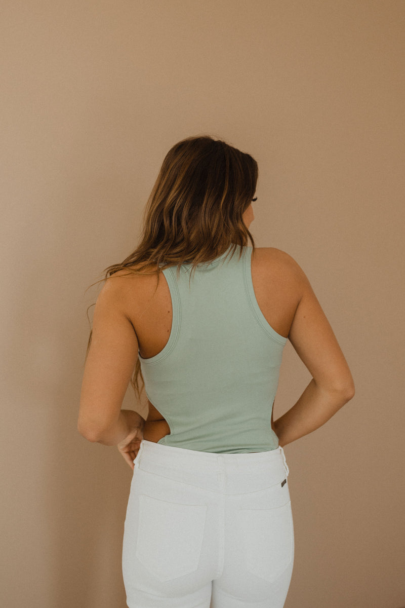 Jory Side Cut Out Bodysuit - FINAL SALE