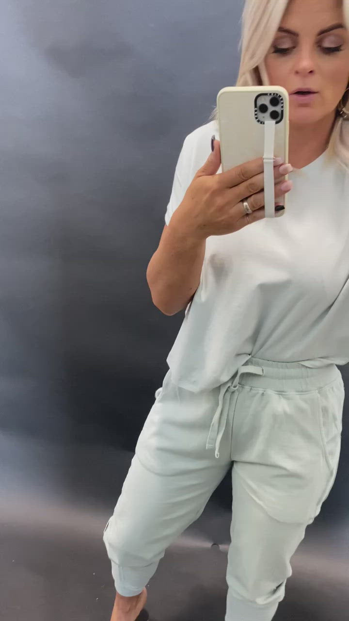 Alondra Front Tie Joggers - FINAL SALE