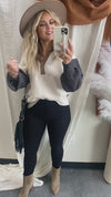 Effie Three-Toned Sweater