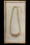 Hope Mocha Marble Chain Necklace - FINAL SALE