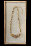 Hope Mocha Marble Chain Necklace - FINAL SALE