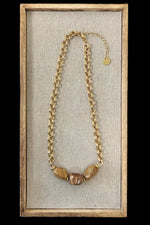 Hope Mocha Marble Chain Necklace - FINAL SALE