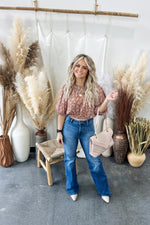 Ansley Crop Blouse - FINAL SALE