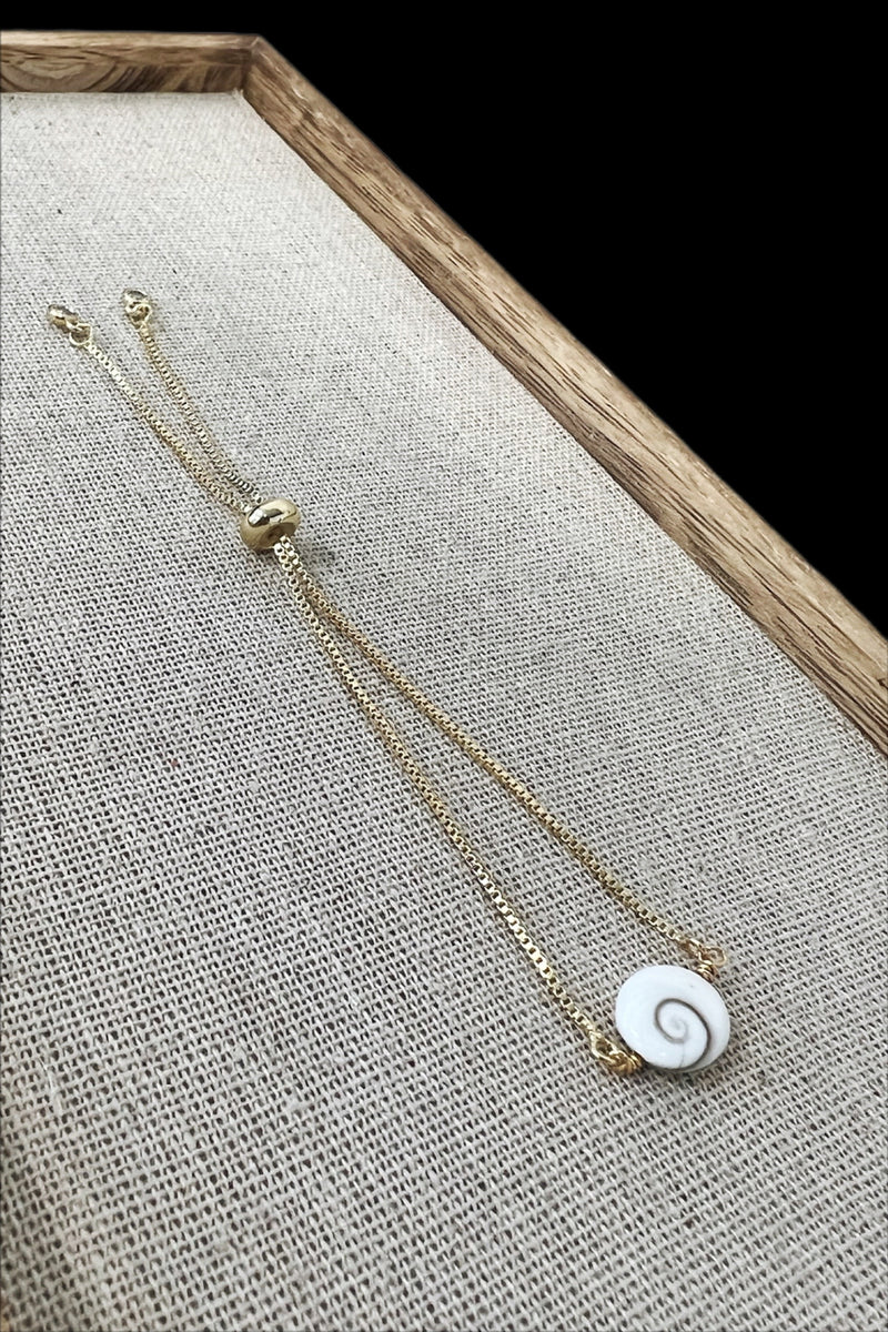 Charity Shell Slider Bracelet