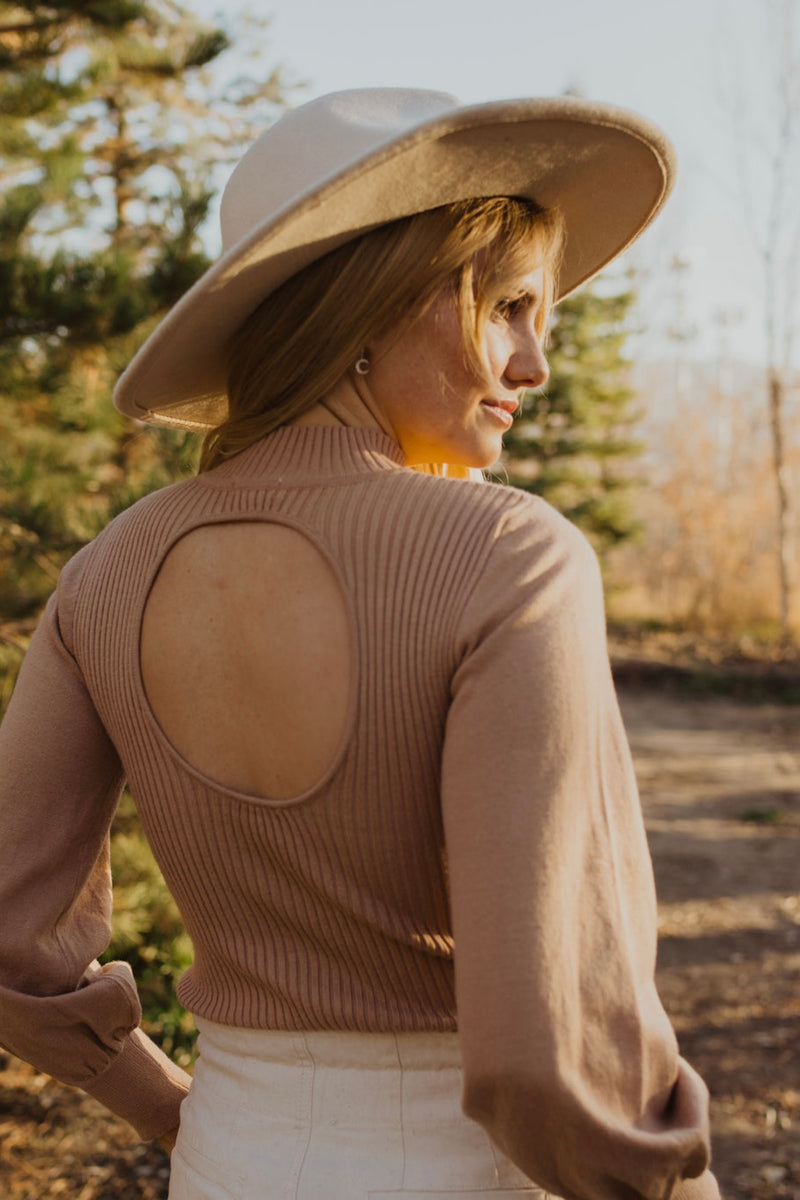 Jericho Ribbed Mock Neck Bodysuit - FINAL SALE