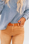 Dove Braided Leather Belt
