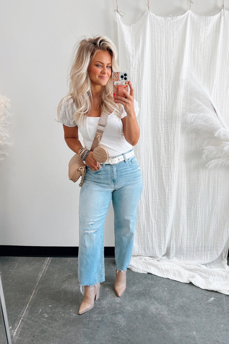 Arden Puff Sleeve Bodysuit - FINAL SALE