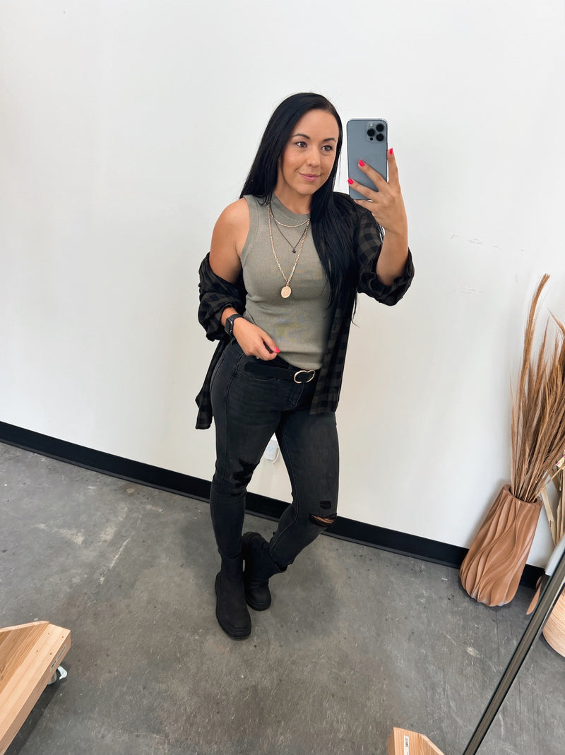 Crosby Knit Crewneck Tank - FINAL SALE