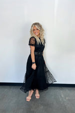 Darci Polka Dot Midi Dress
