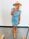 Addilyn Button front Mini Dress