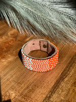 Ceries Beaded Leather Bracelet (Medium) - FINAL SALE