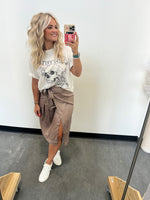 Never Too Late Wrap Skirt