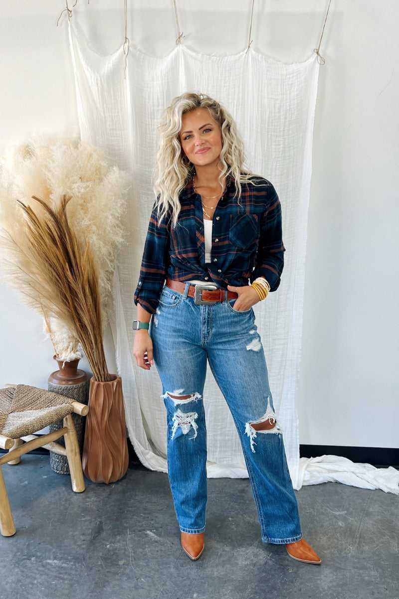Pacey High Rise Dad Jeans - FINAL SALE
