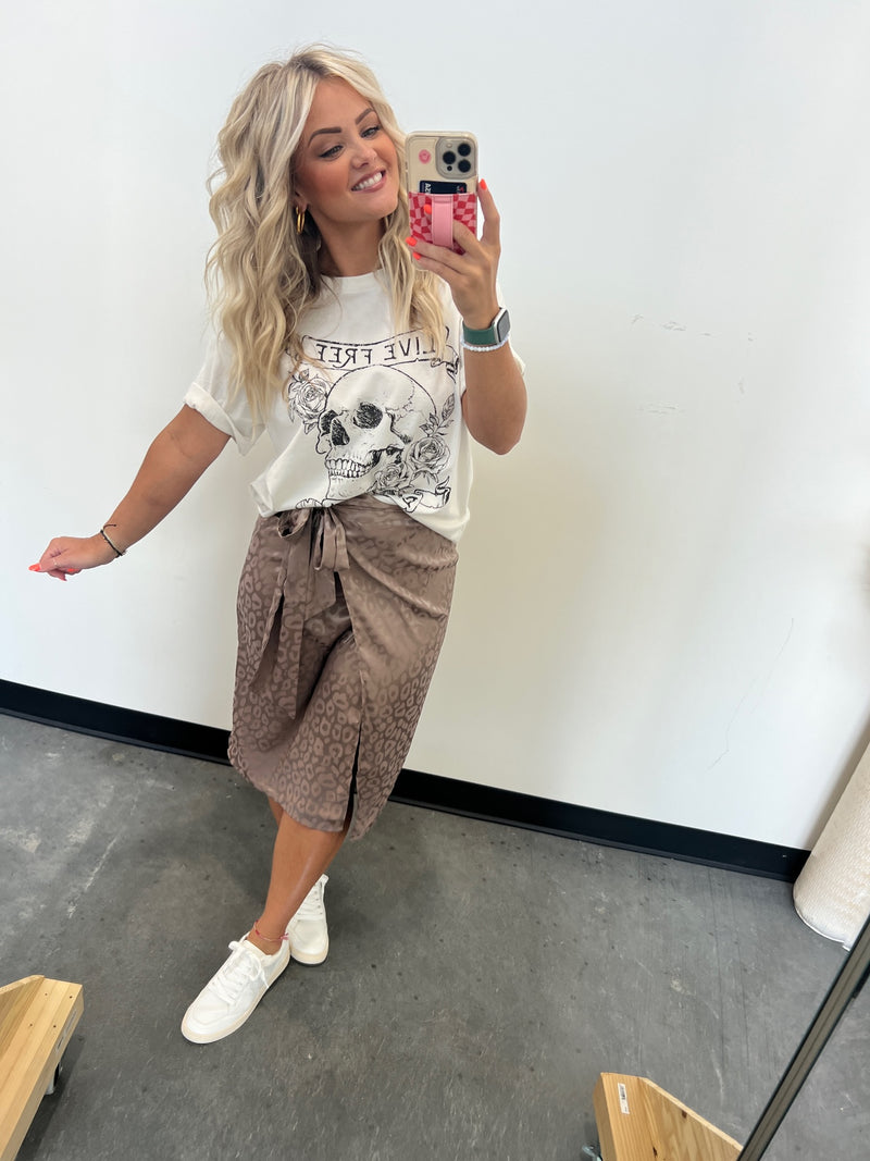 Never Too Late Wrap Skirt