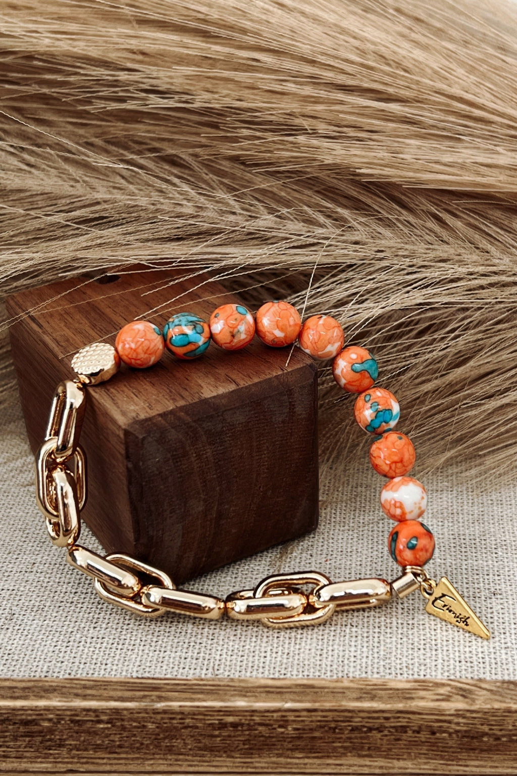 Duke Beaded Chain Bracelet