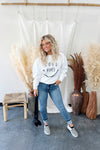 Good Vibes Light Ribbed Sweatshirt - FINAL SALE