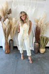 Beautiful Me Button Jumpsuit - FINAL SALE