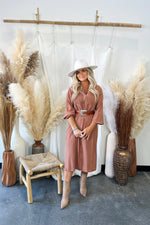Wreny Button Smocked Shirt Dress - FINAL SALE