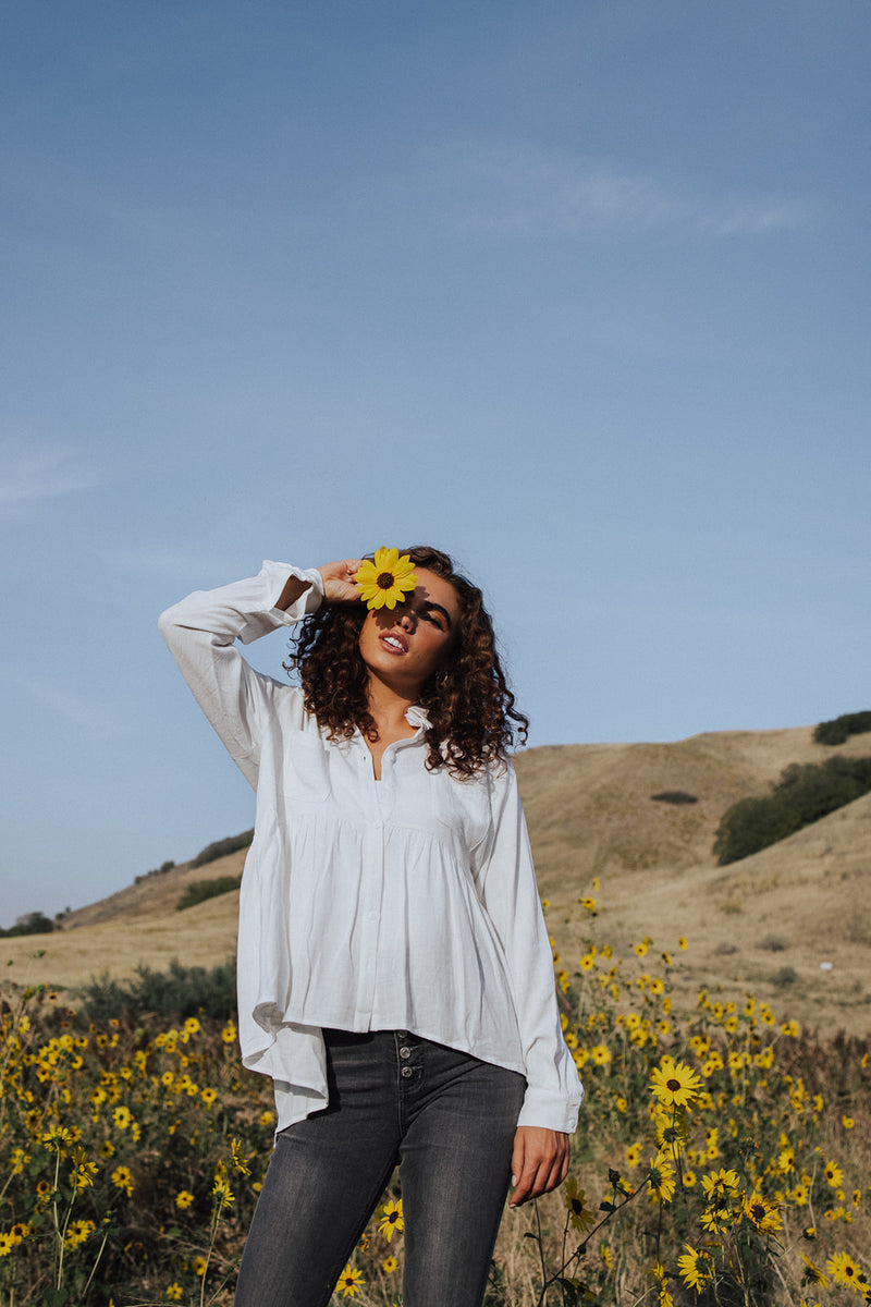 Adeena Gathered Blouse