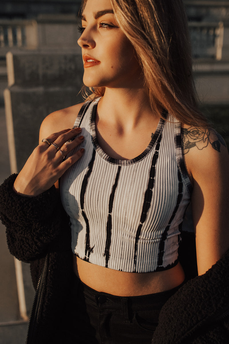 Gio Tie Dye Cropped Top - FINAL SALE