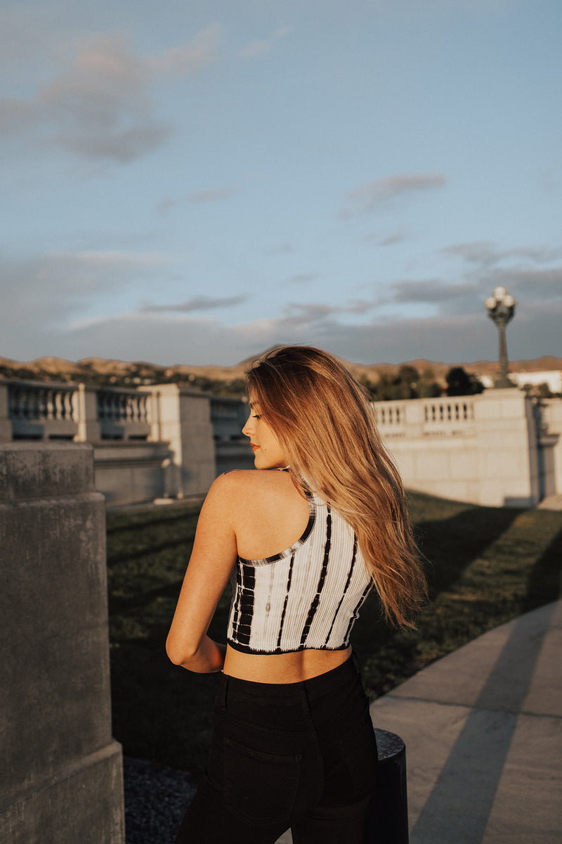 Gio Tie Dye Cropped Top - FINAL SALE