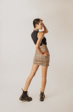 Luciela Plaid Suspender Dress - FINAL SALE