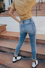 Double Take Front Tie Crop Top - FINAL SALE