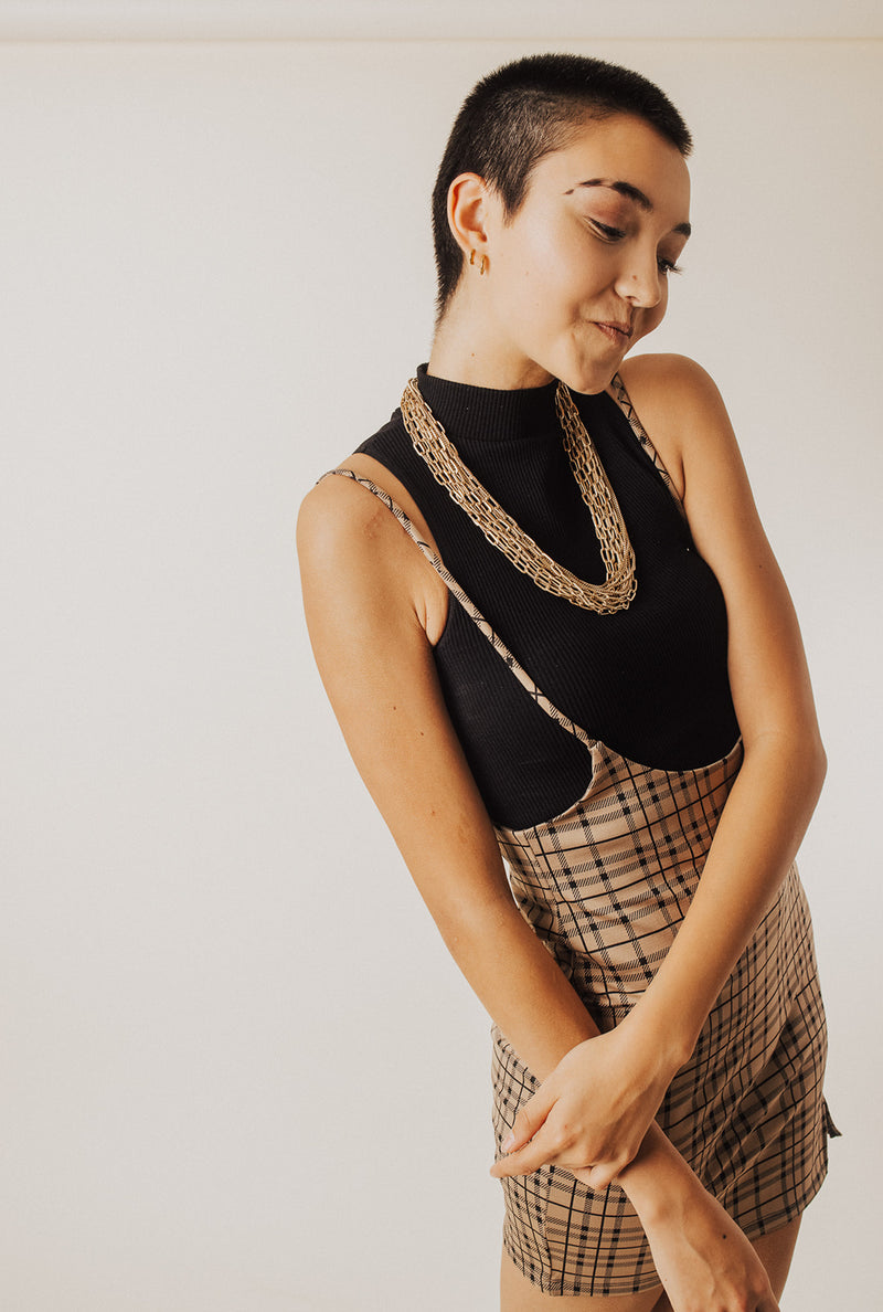 Fayla Rib Knit Crop Tank - FINAL SALE