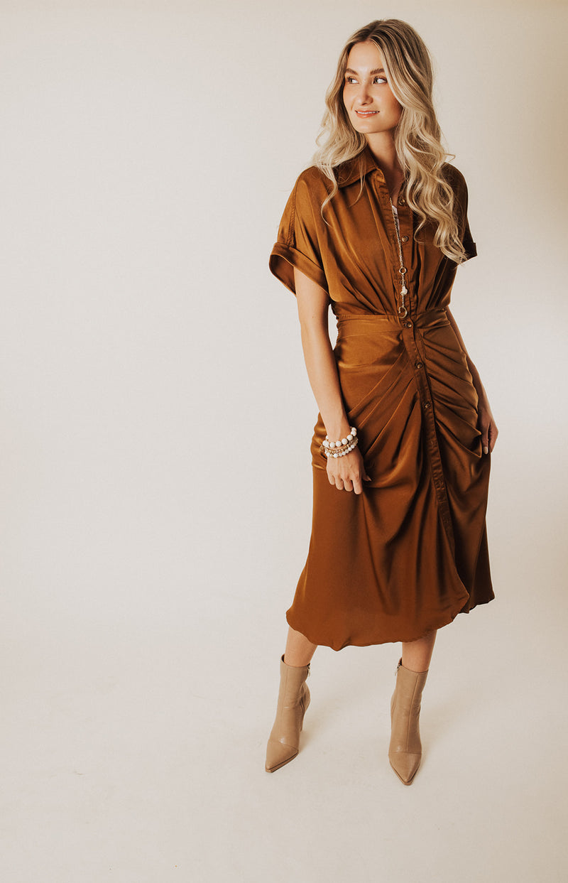 Vance Buttoned Shirt Dress - FINAL SALE