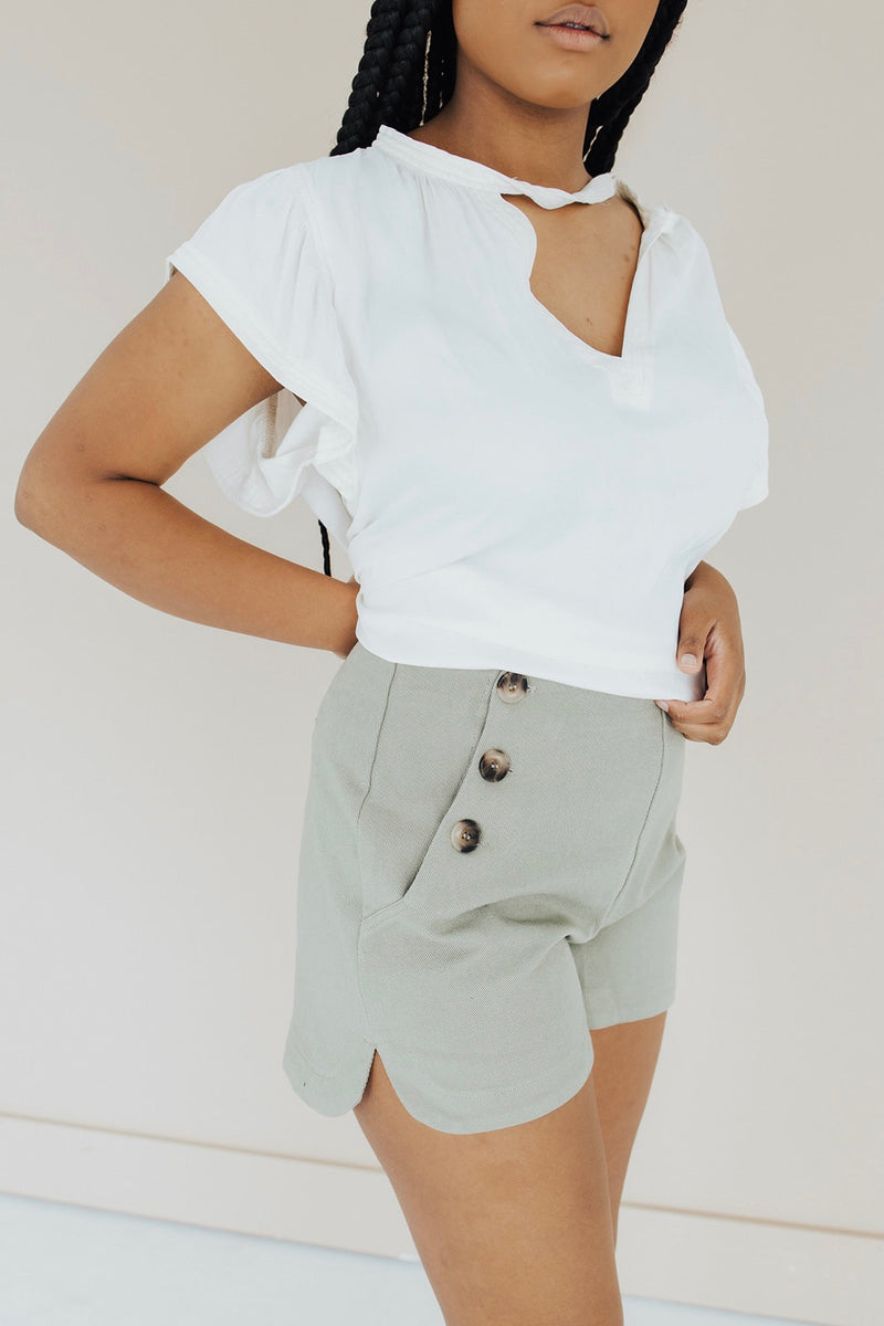 Clovis High Waisted Shorts