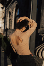 Jericho Ribbed Mock Neck Bodysuit - FINAL SALE
