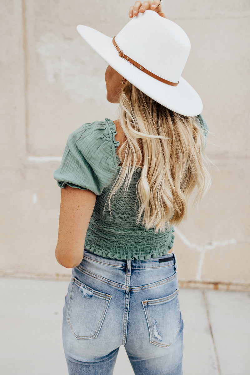 Cotton Wood Smocking Top - FINAL SALE