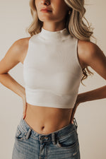 Fayla Rib Knit Crop Tank - FINAL SALE