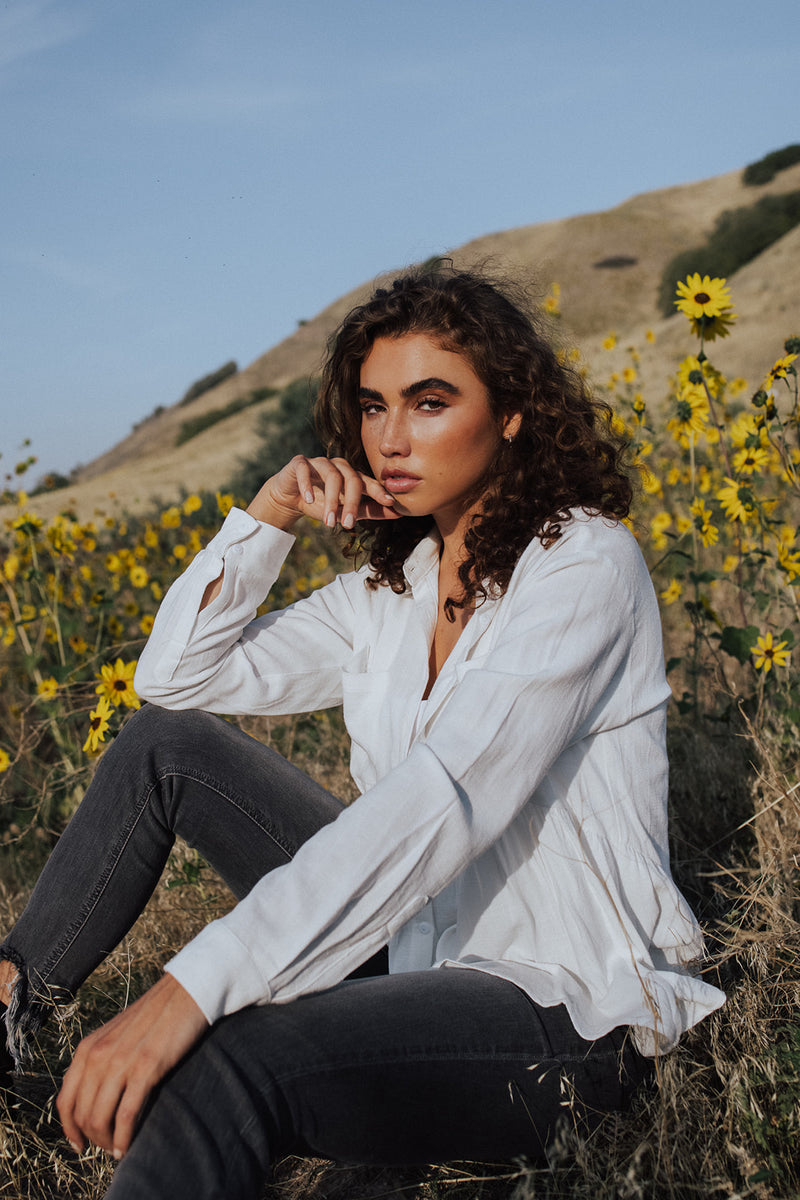 Adeena Gathered Blouse