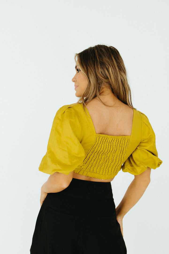 Braylon Square Neck Crop Top - FINAL SALE