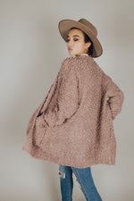 Shaylee Boucle Open Front Cardigan - FINAL SALE